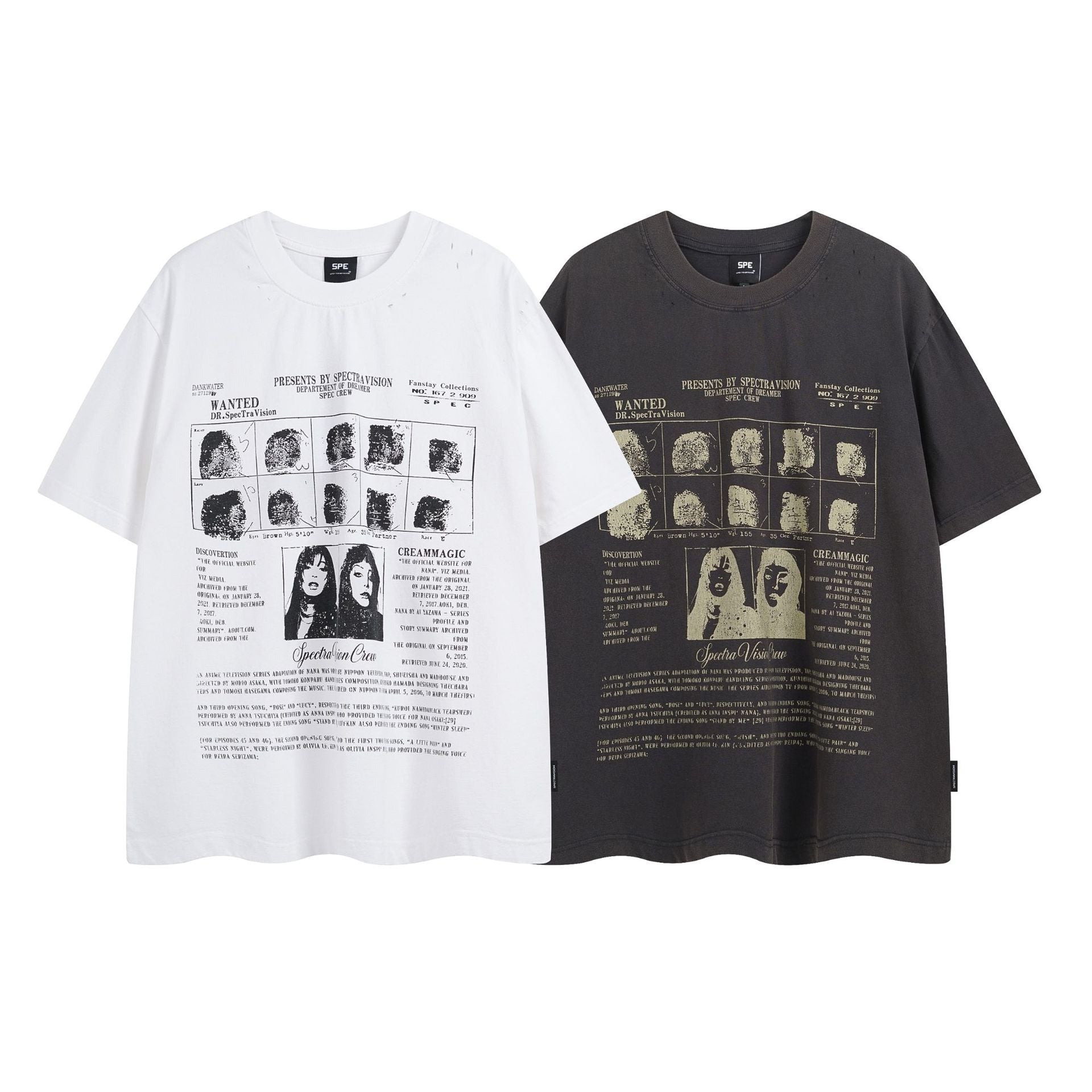 Washed Letter Print Short Sleeve T-Shirt