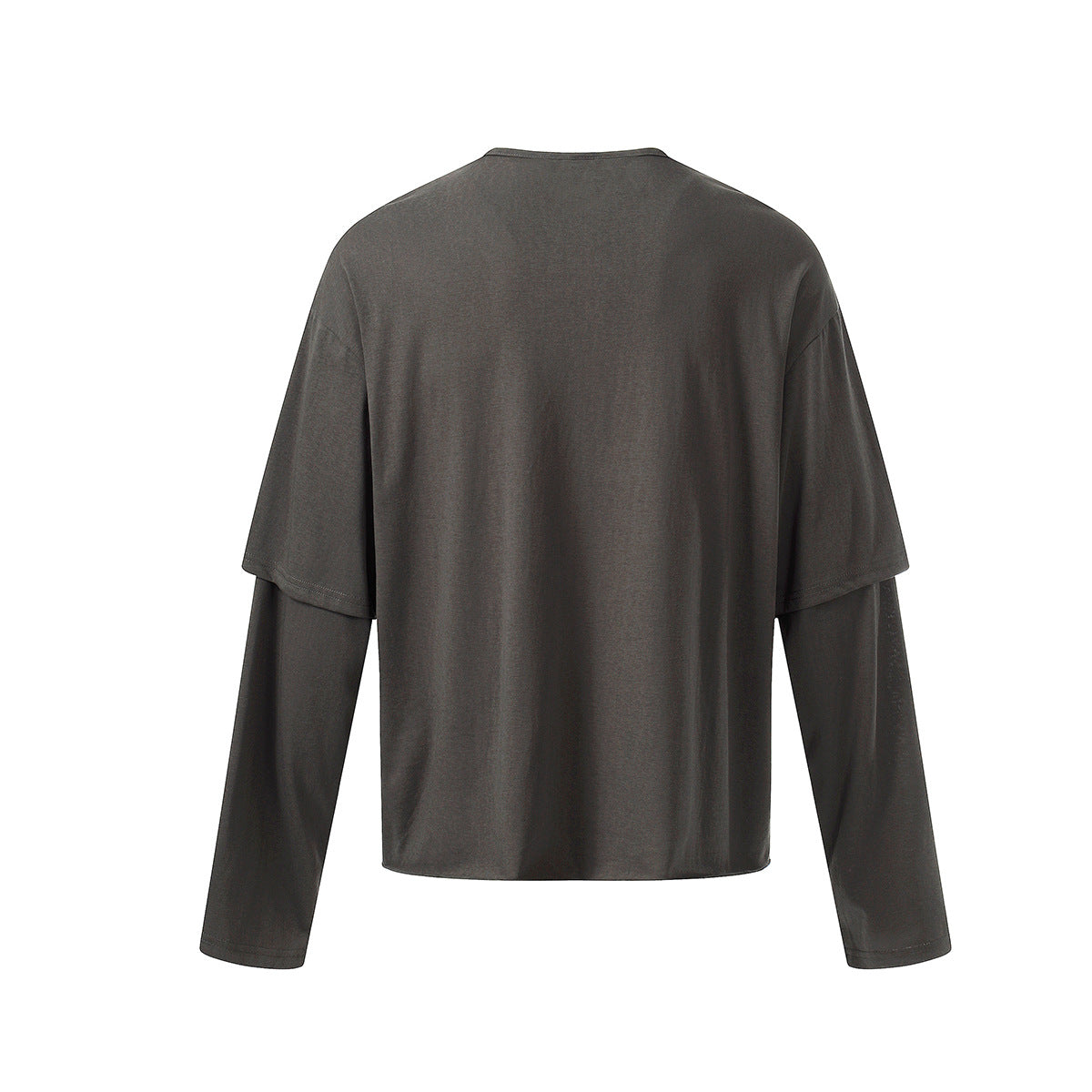 Oversize Fake Layered Long Sleeve T-Shirt