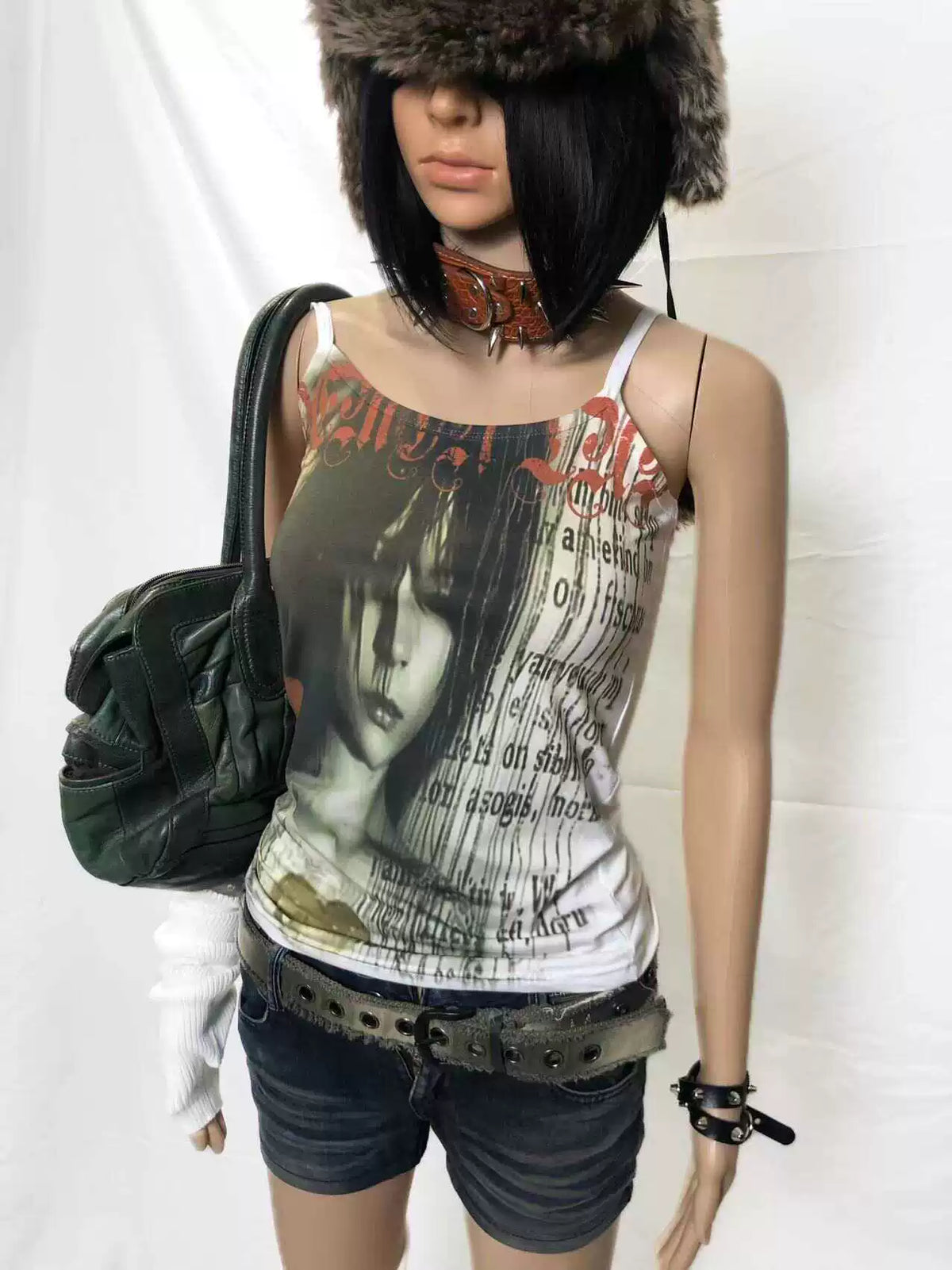 Graffiti Girl Print Camisole