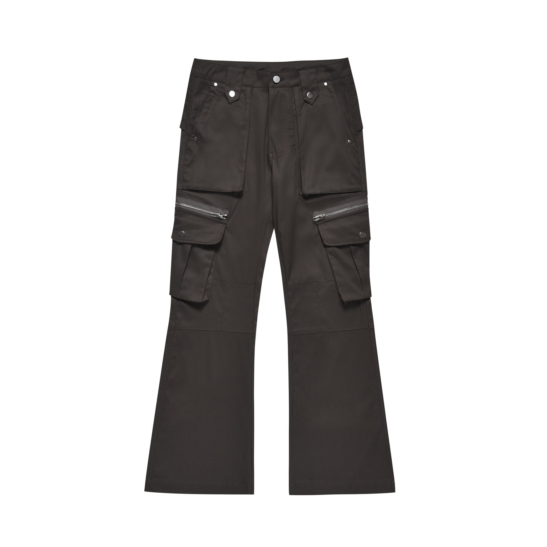 Zip Pocket Wide Leg Cargo Pants
