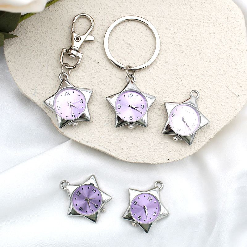 Star Clock keychain