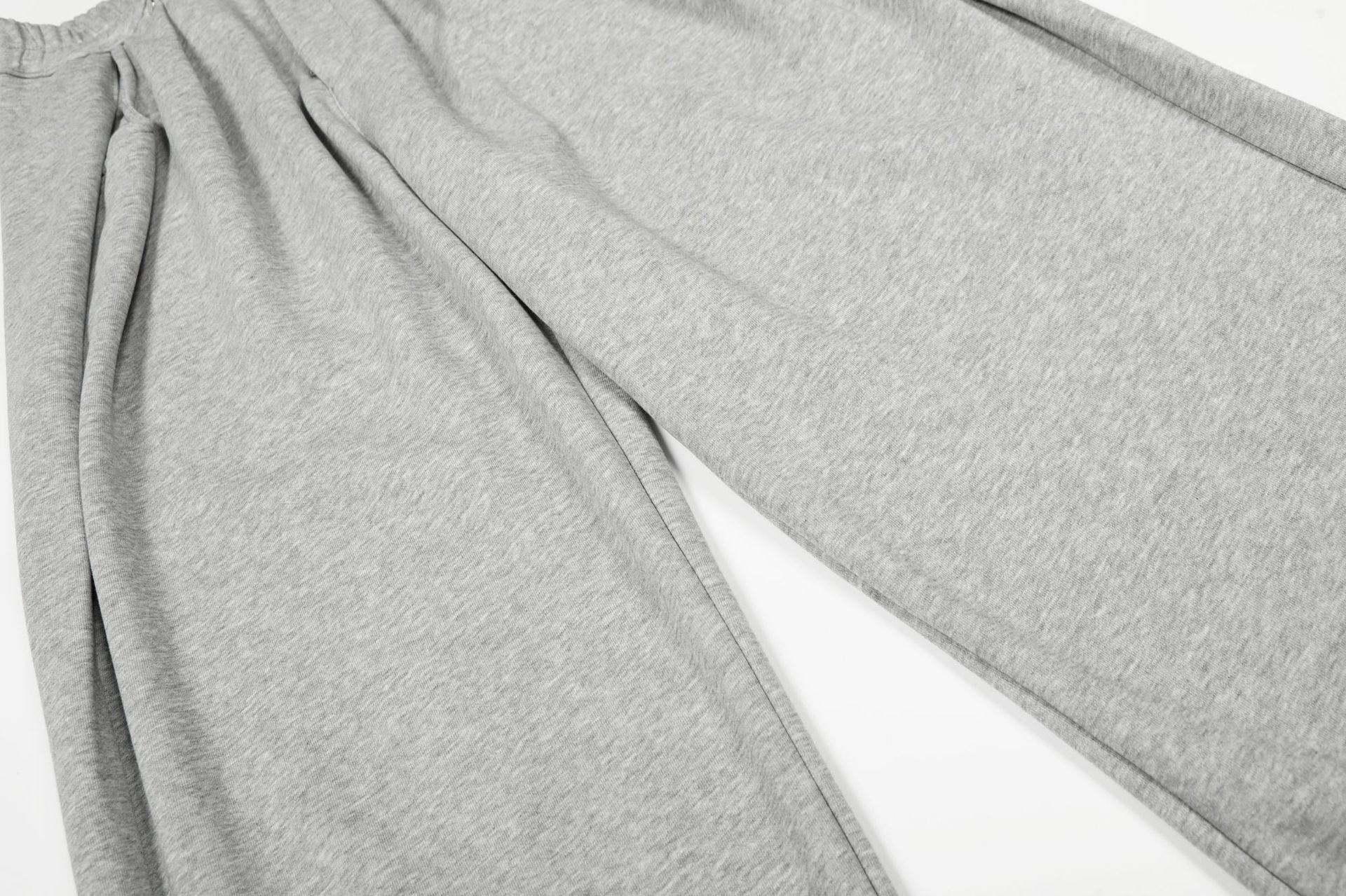 Pleats Wide Leg Sweatpants