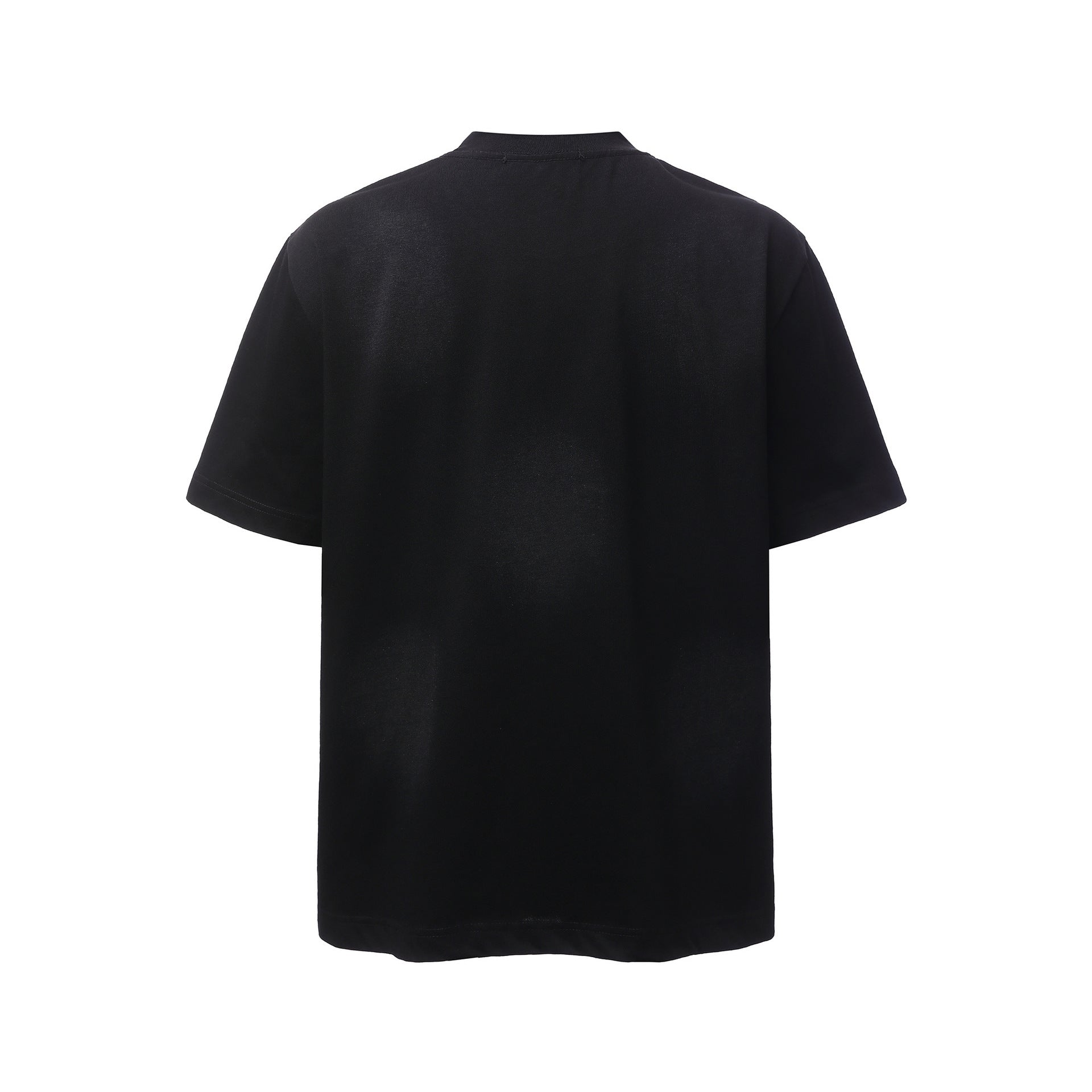 Dirty Dye Letter Print Short Sleeve T-Shirt