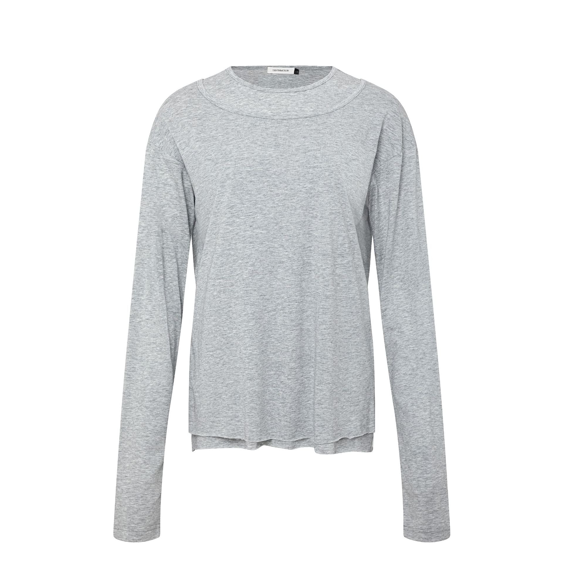 Deconstruction Pleats Long Sleeve T-Shirt