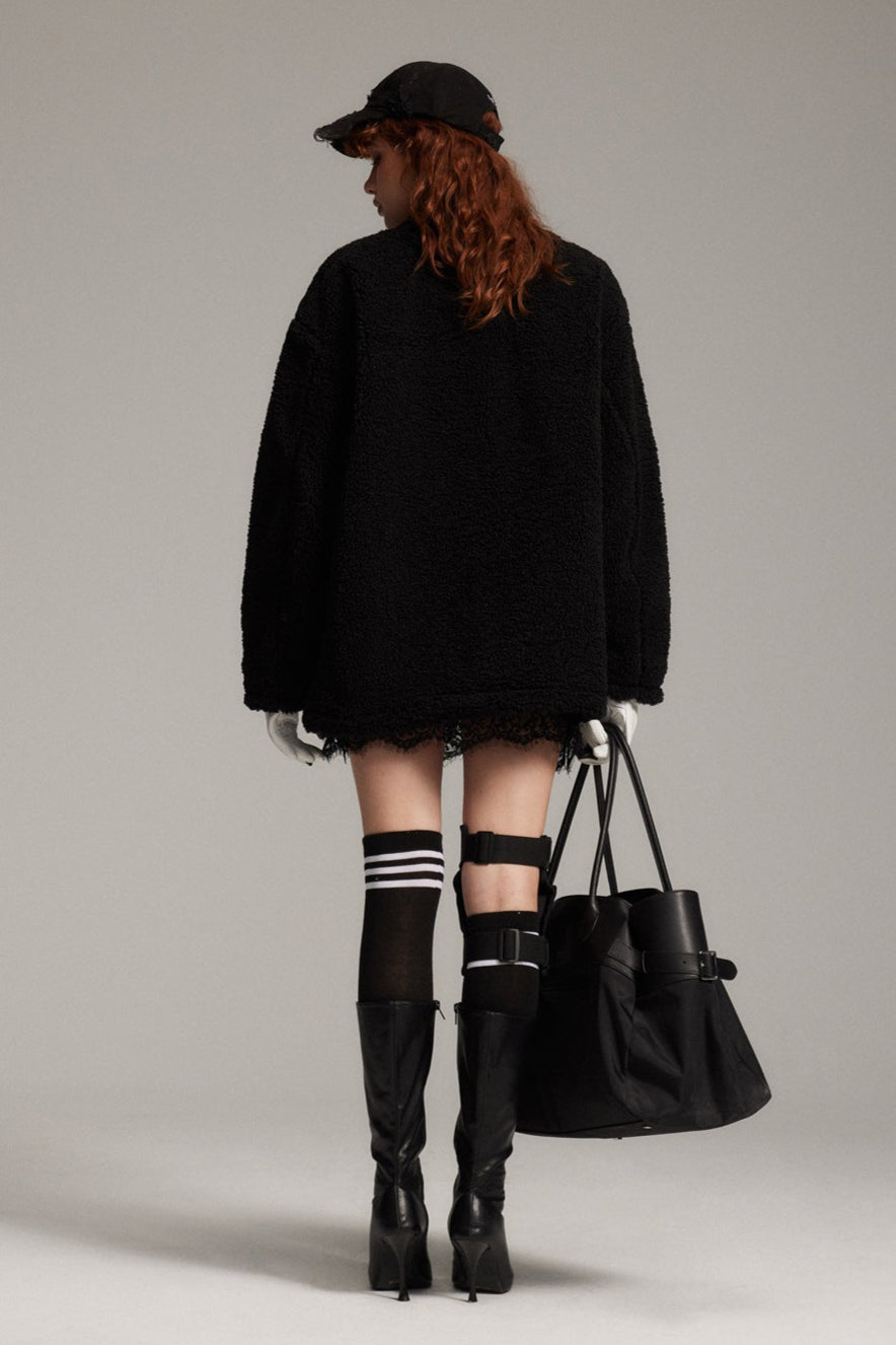 Retro Loose Padded Wool Jacket