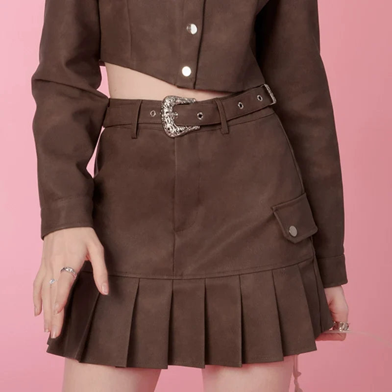 Brown skirt