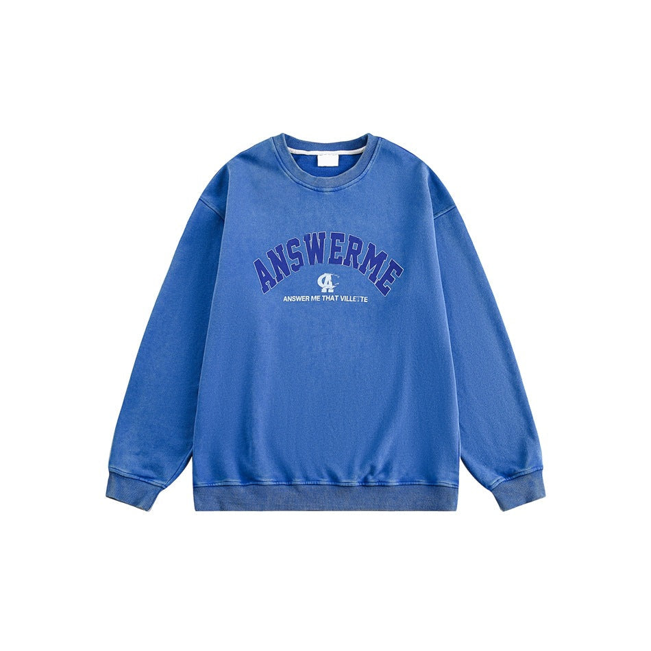Loose Crew Neck Sweatshirt