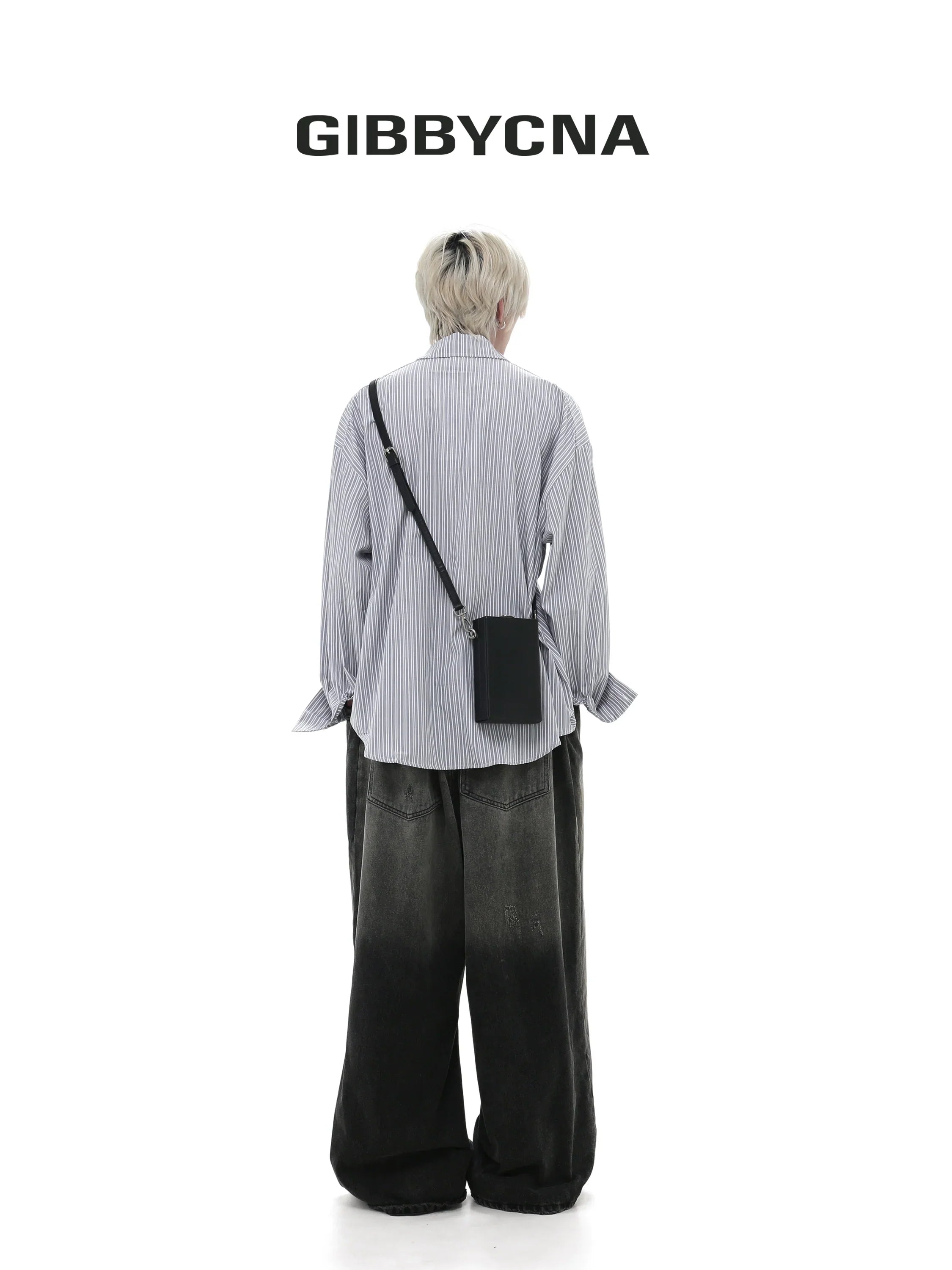 Oversize Stripe Long Sleeve Shirt