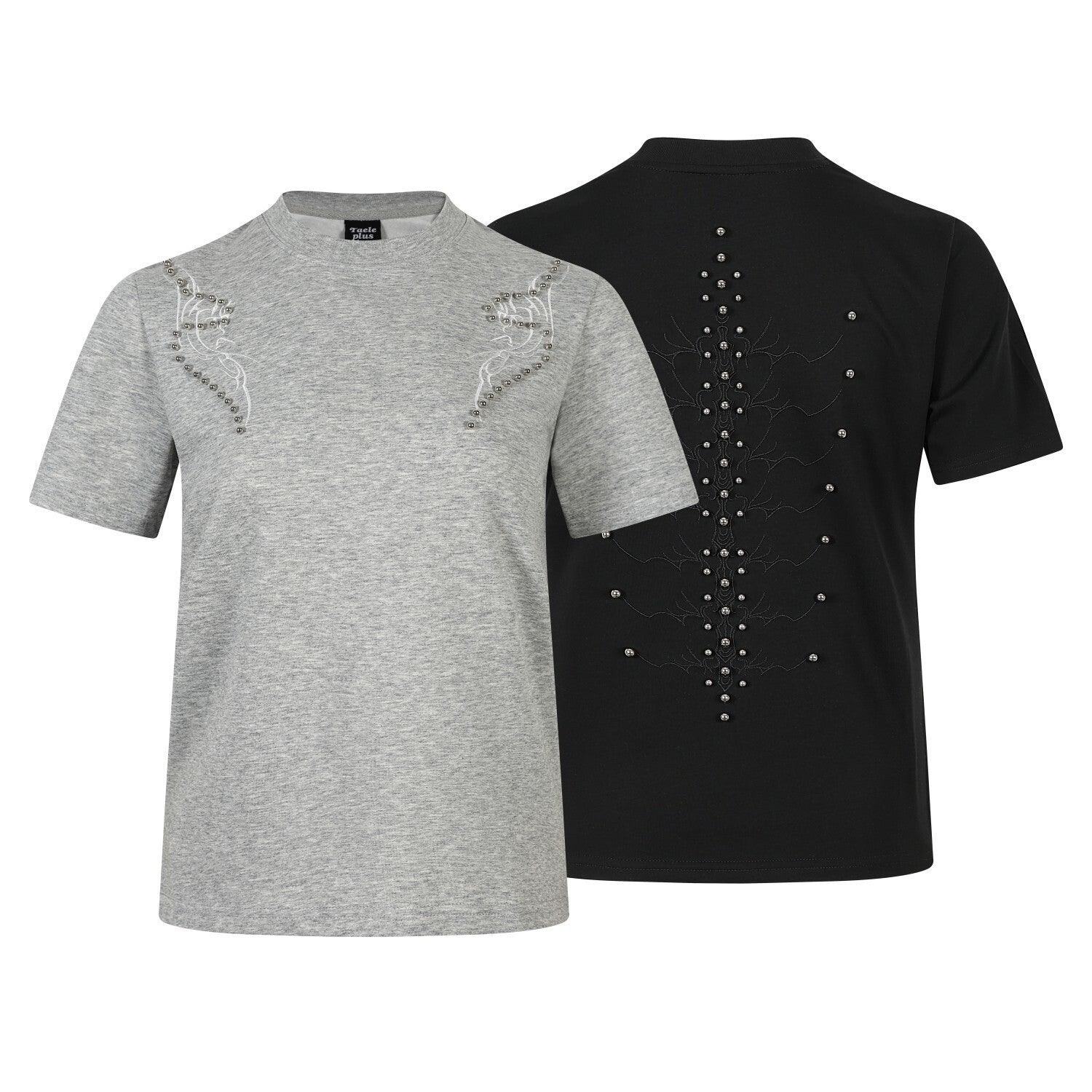 Rivet Design Short Sleeve T-Shirt