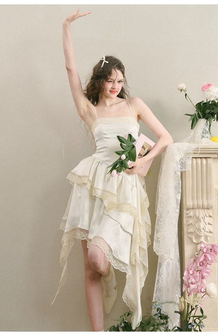 Irregular Hem Length Camisole Dress