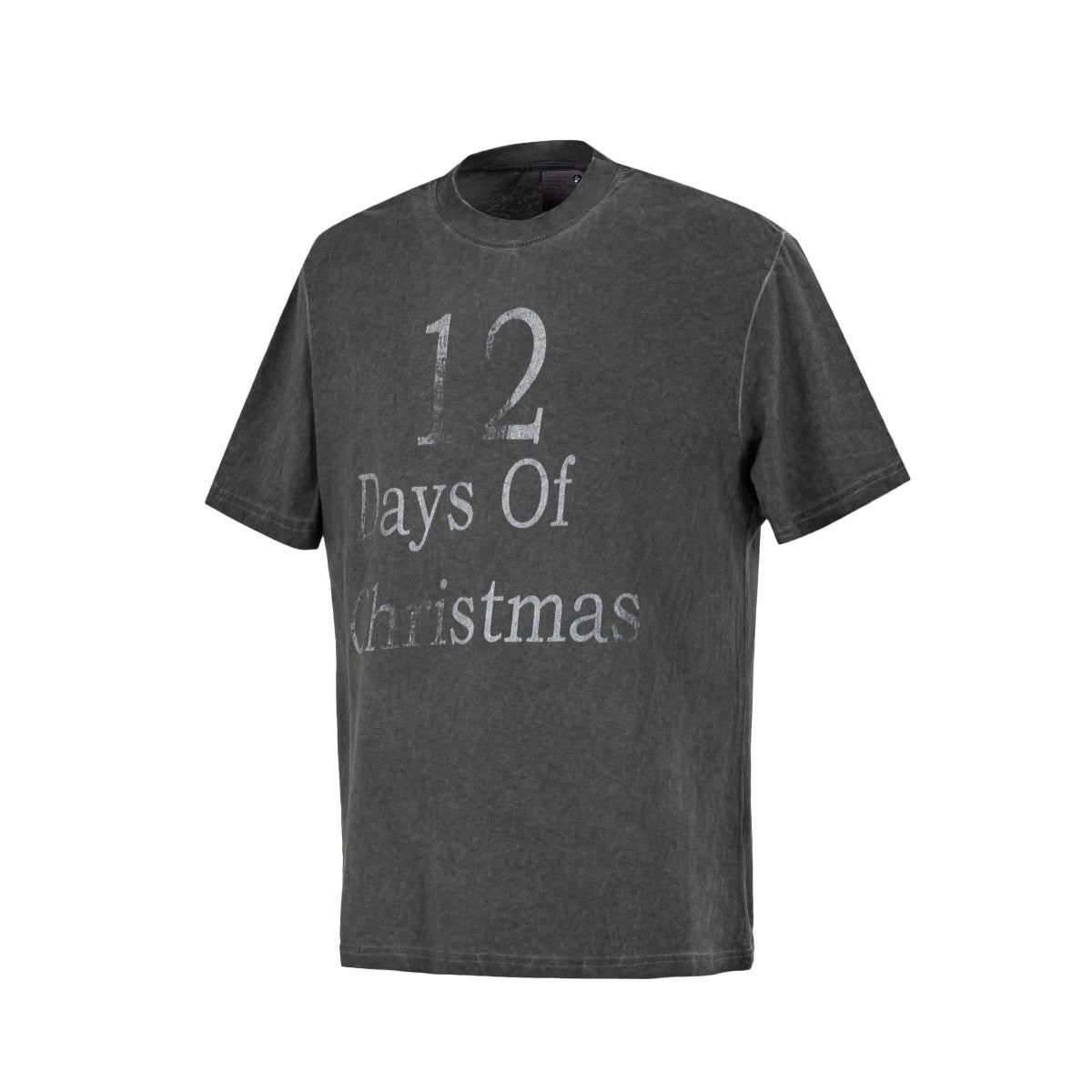 Washed Letter Print Oversize Short Sleeve T-Shirt