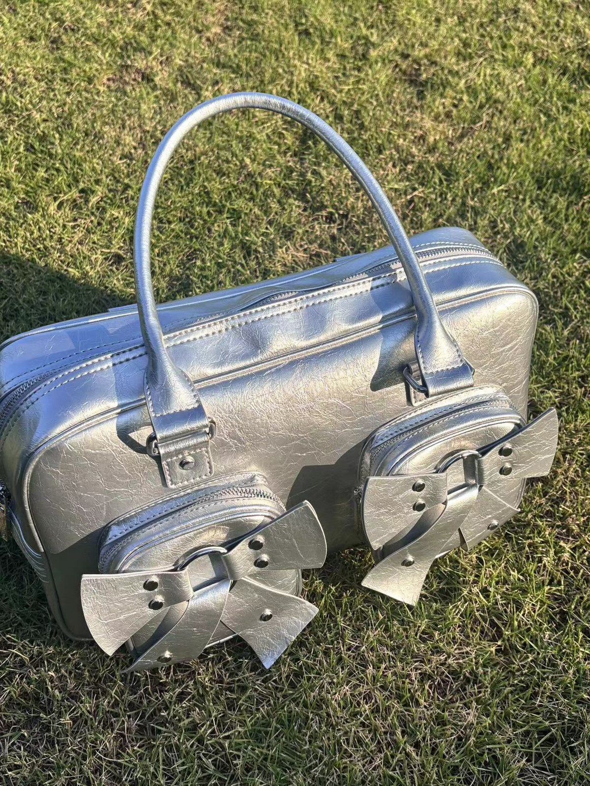 Liquid Bow Punk Bowling Tote Bag