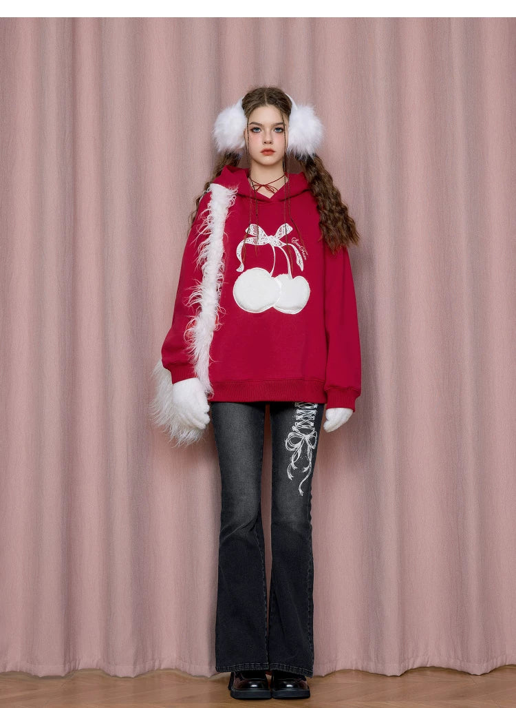 Fleece Linning Oversize Pullover Hoodie