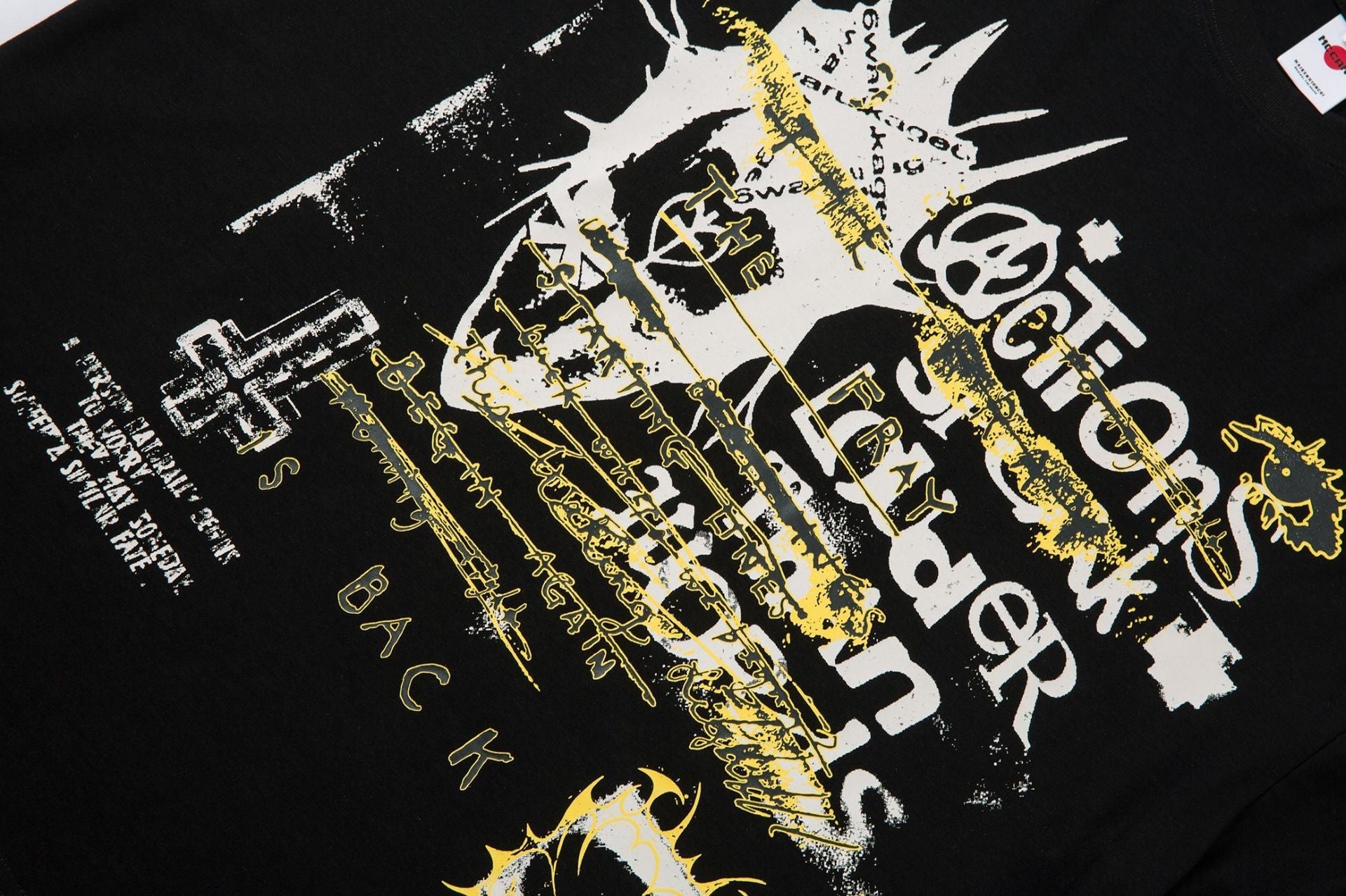 Fake Layered Graphic Print Long Sleeve T-Shirt