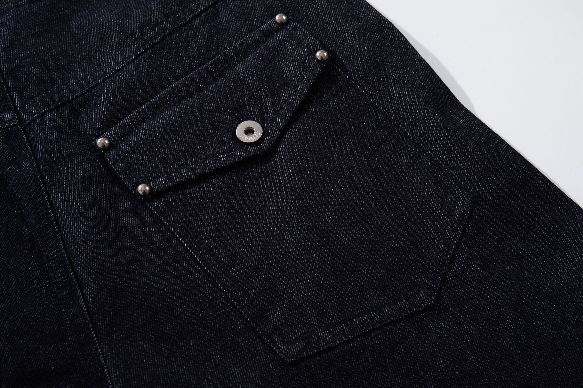 Raw Denim Deconstruction Wide Leg Denim Jeans
