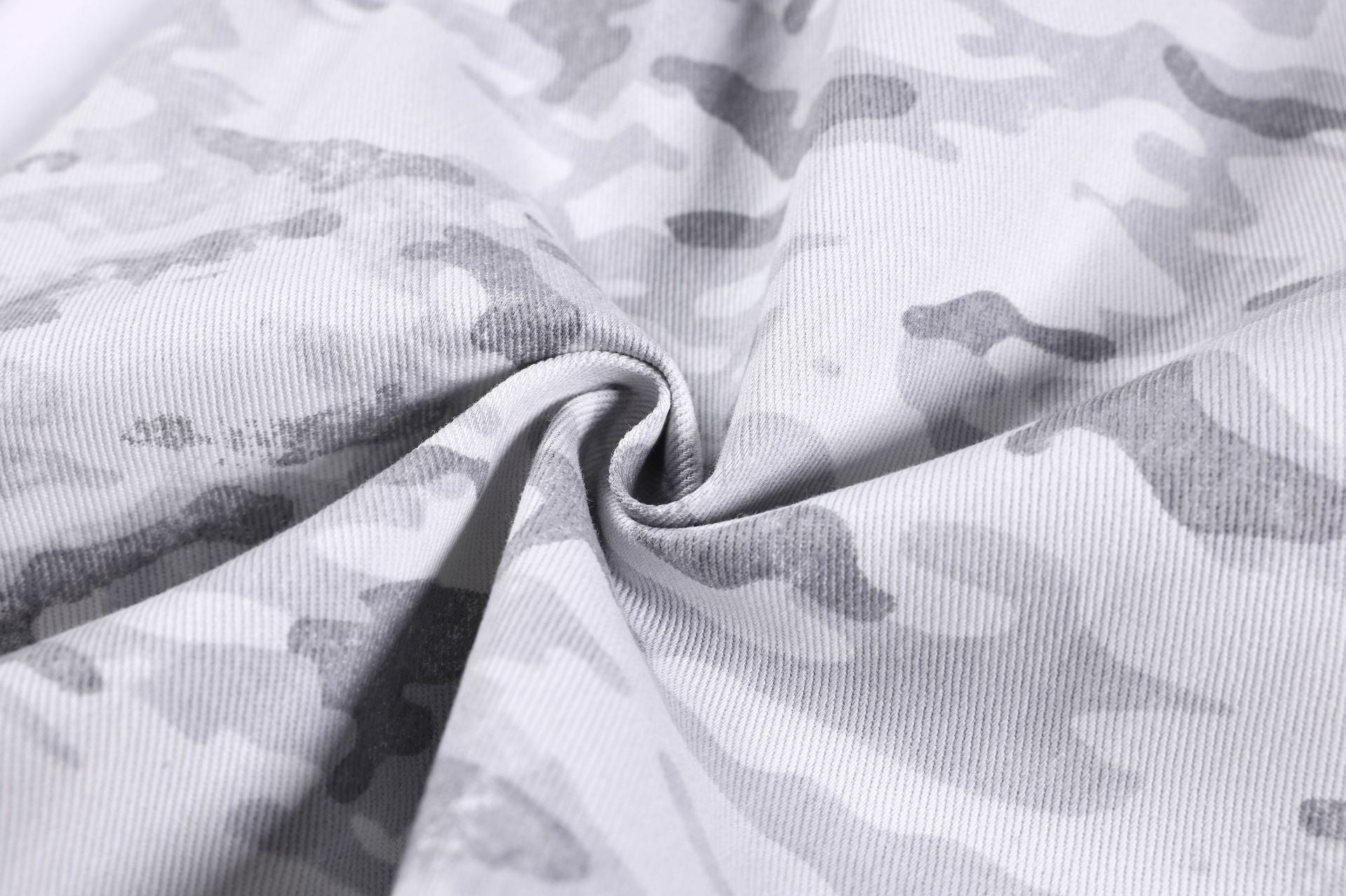 Camouflage Letter Print Cargo Pants