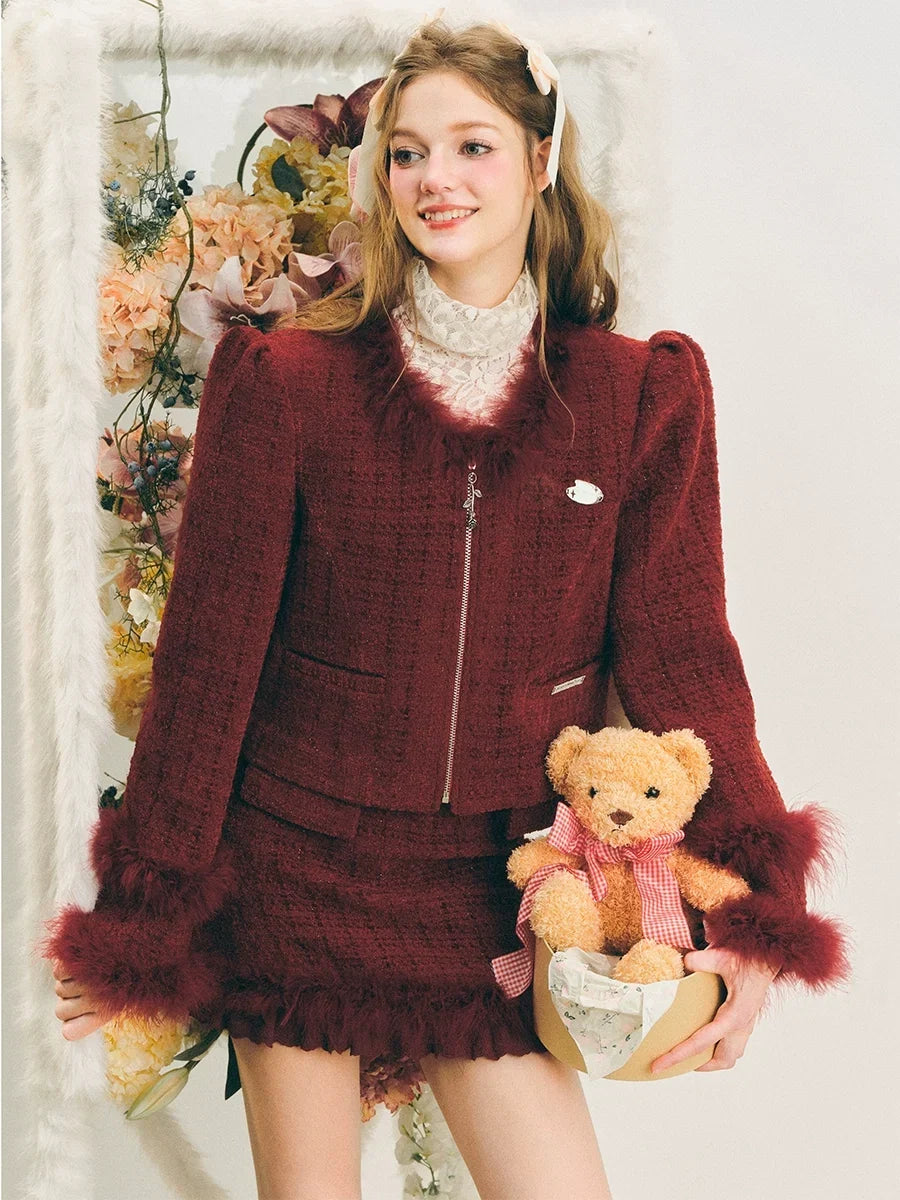 Red jacket