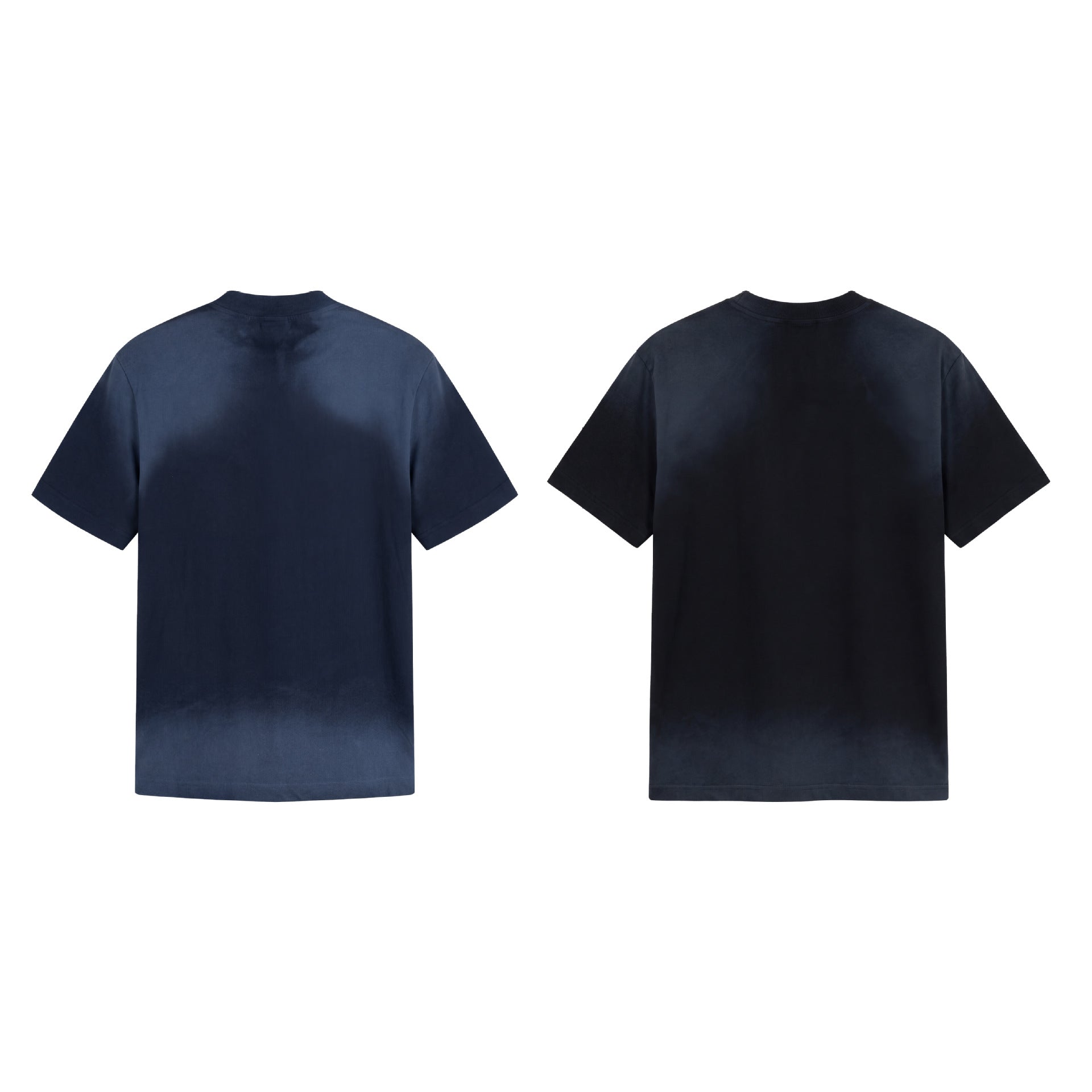 Rivet Wash Damage Cotton Short Sleeve T-Shirt