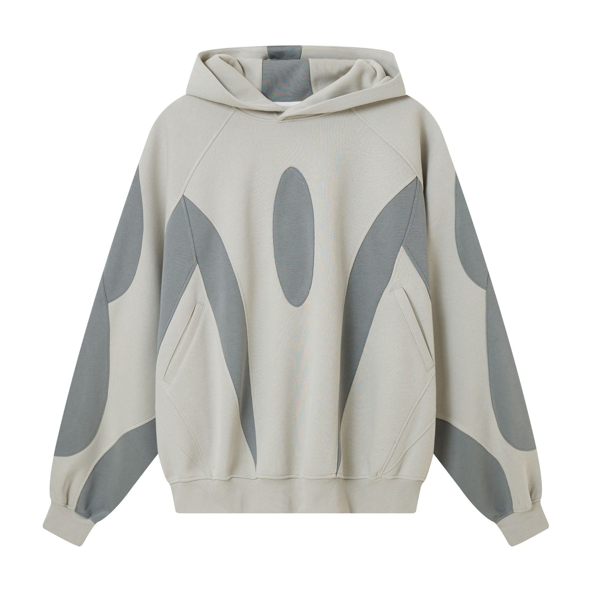 Panel Raglan Design Hoodie