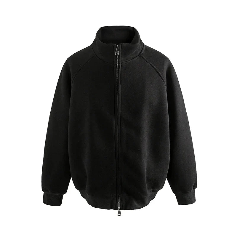 Heavyweight Double Ziper Sweatshirt