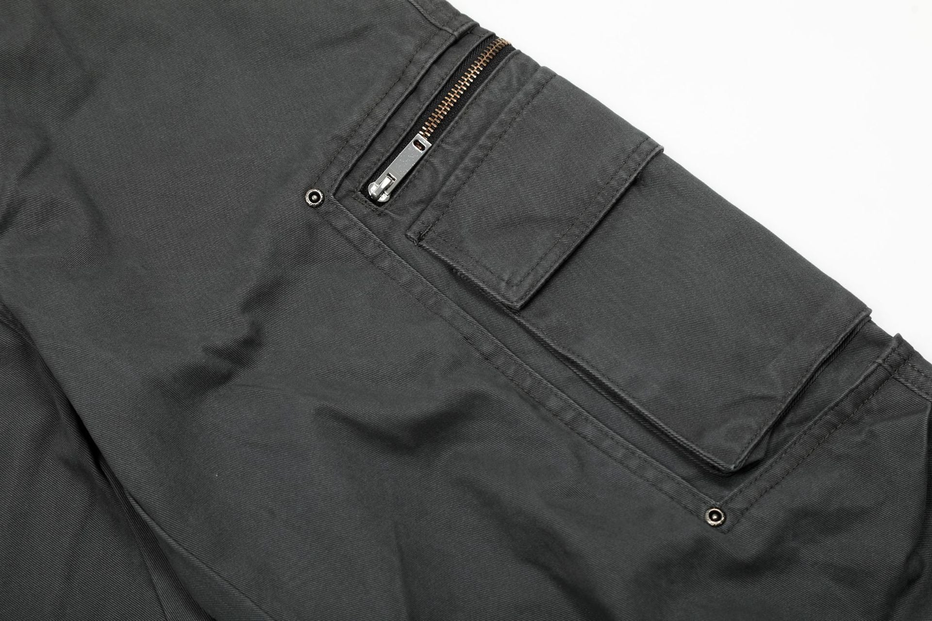 Zip Pocket Cargo Wide Leg Pants
