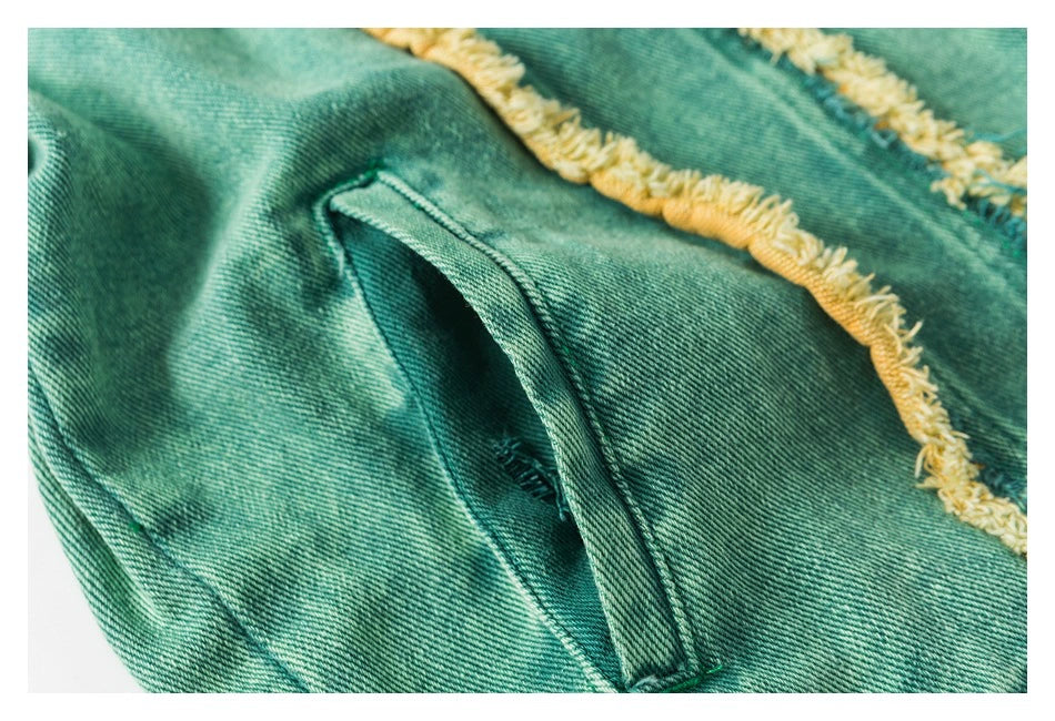 Overdyed Loose Denim Jacket