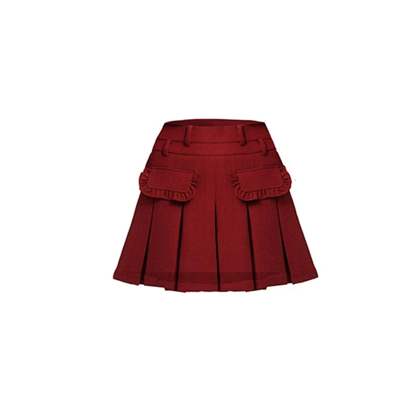 Red skirt