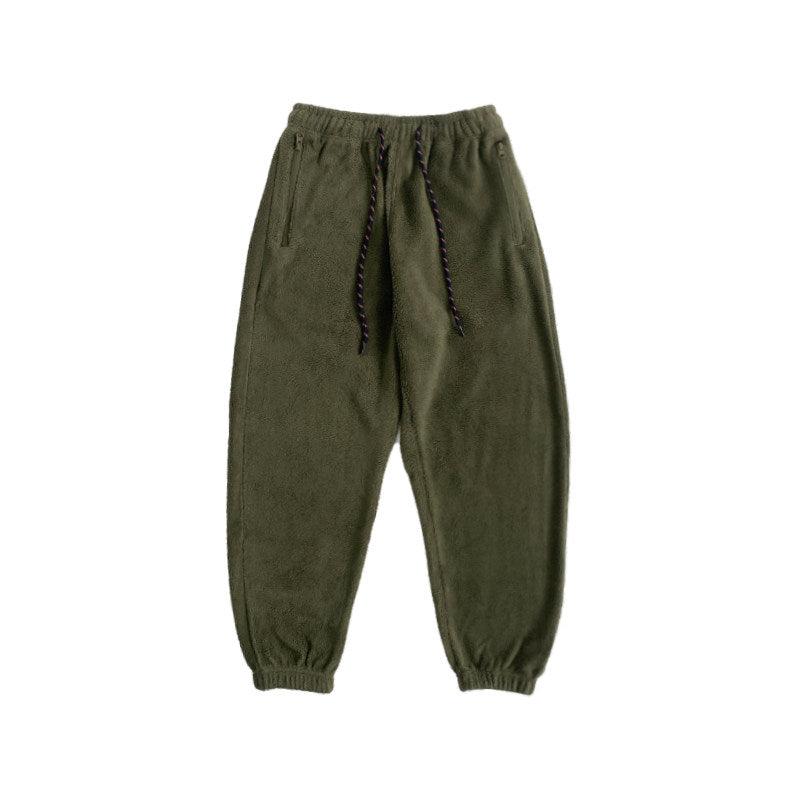 Fleece Zipper Hoodie & Drawstring Sweat Pants Setup