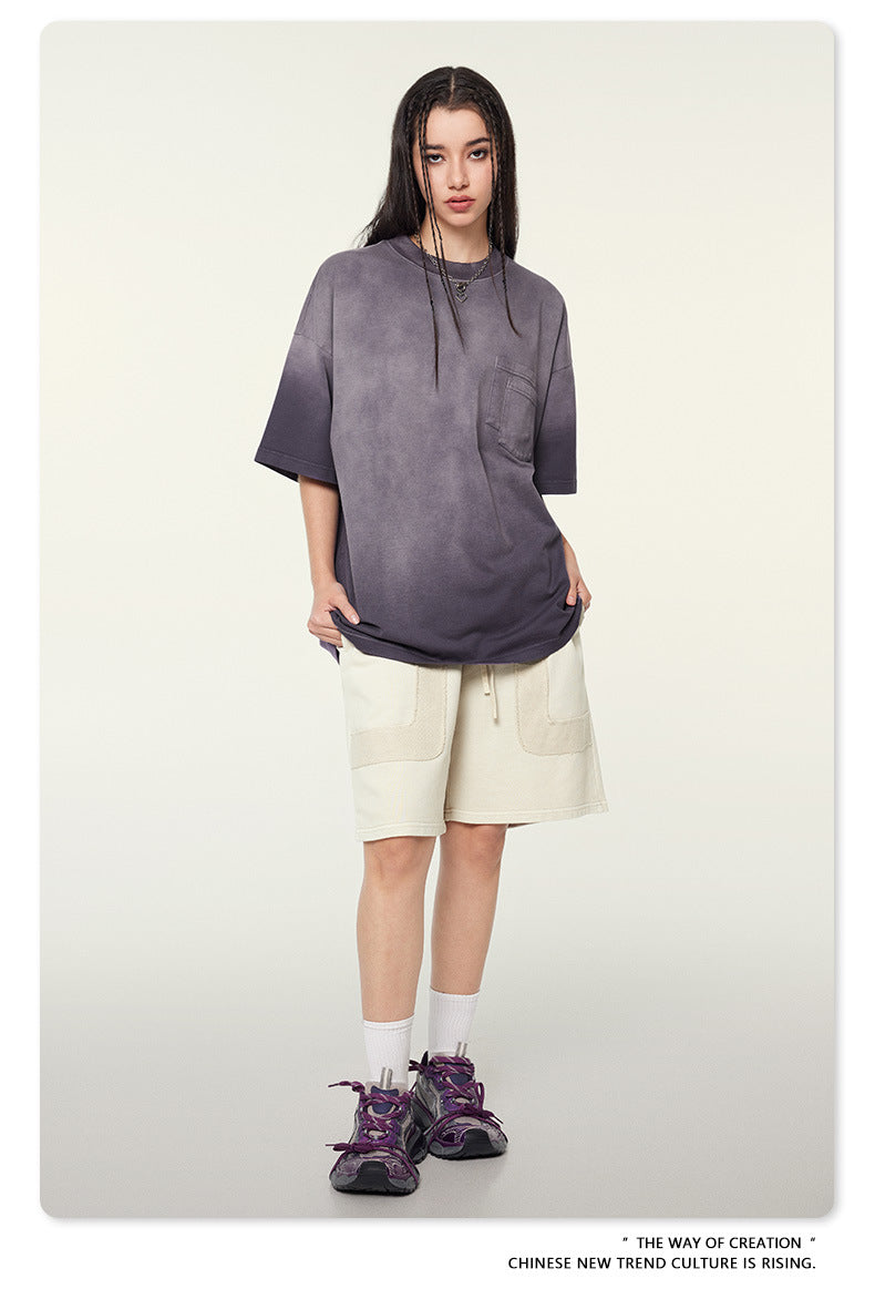 Washed Heavyweight Short Sleeve T-Shirt & Short Sweatpants Setup
