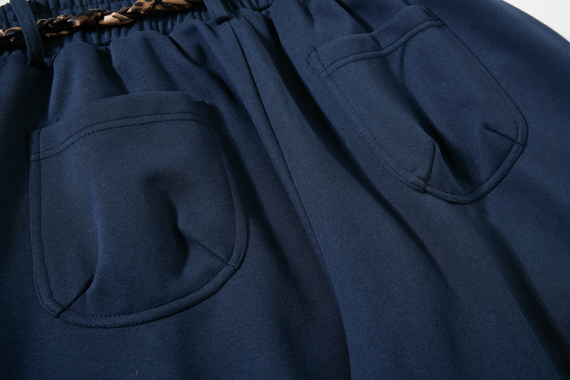 Sporty Curved Wide Leg Pants