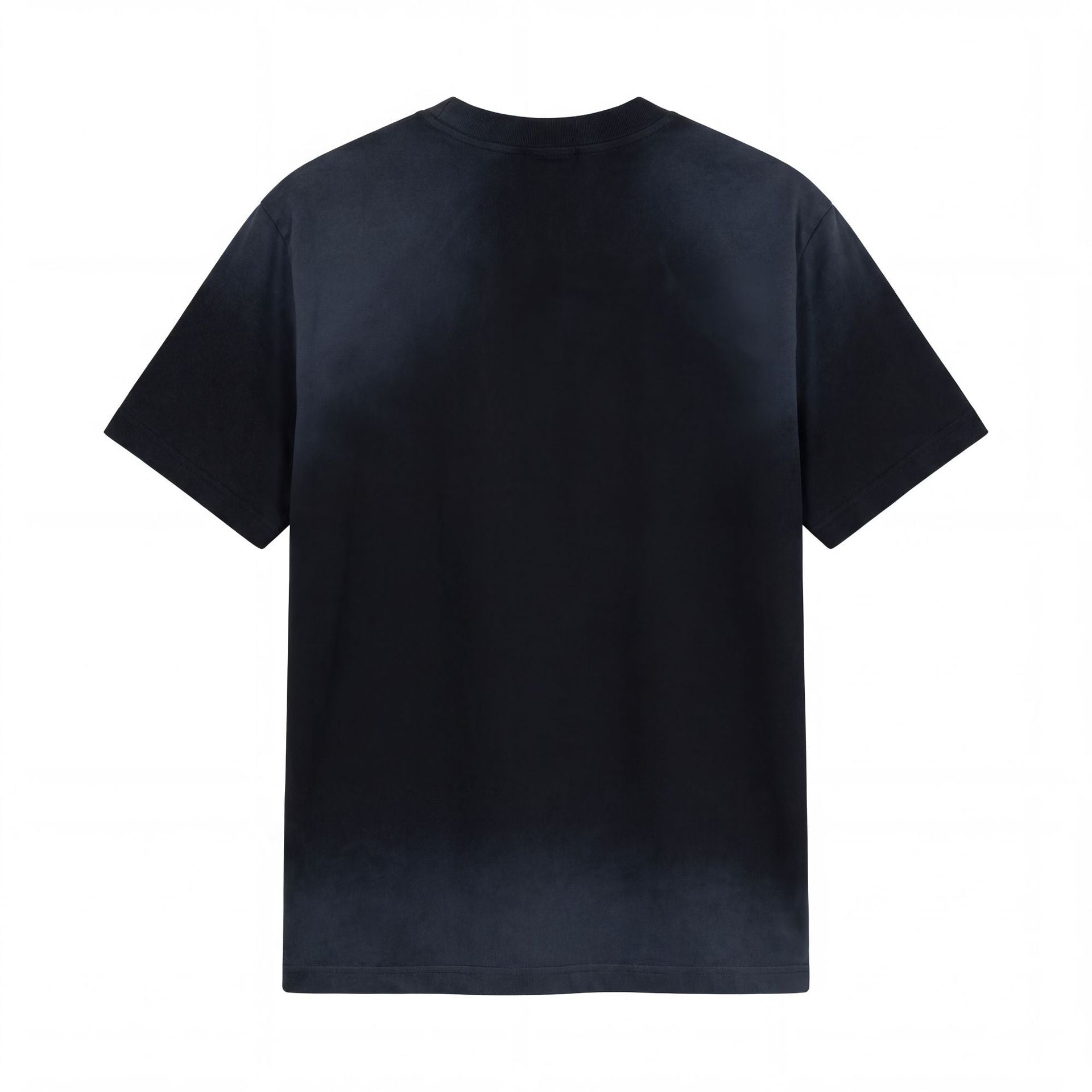 Rivet Wash Damage Cotton Short Sleeve T-Shirt