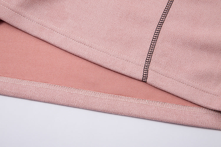 Roll-neck Embroidered Polo T-shirt