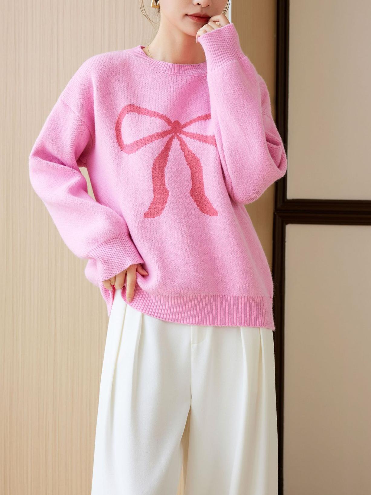 Cute Holiday Bow Sweater