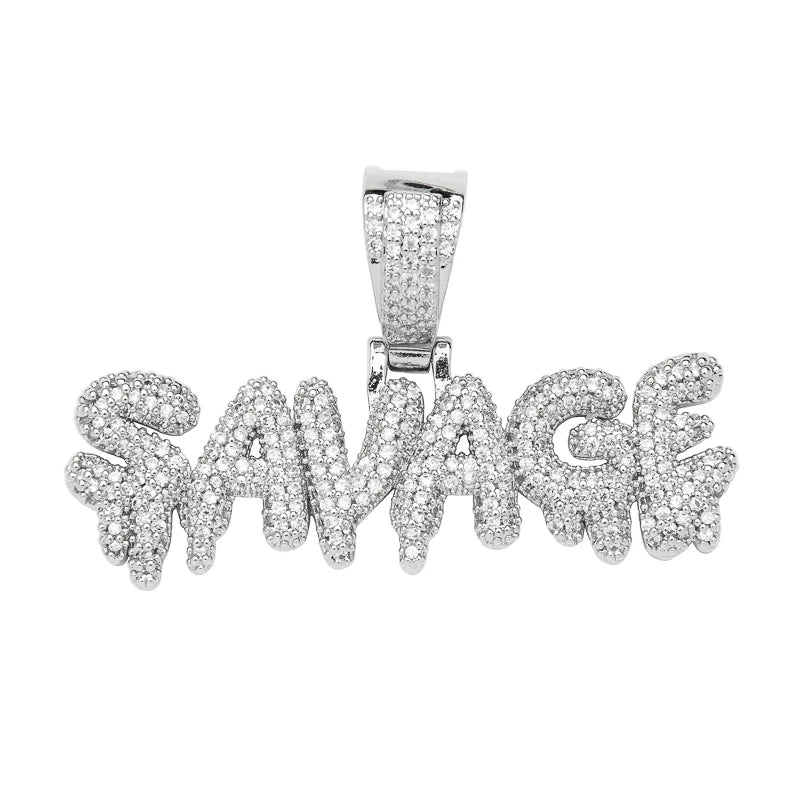 Savage Full Diamond Necklace - MADXMARX