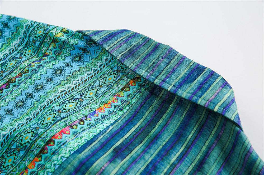 Vintage Boho Stil Sommerhemd
