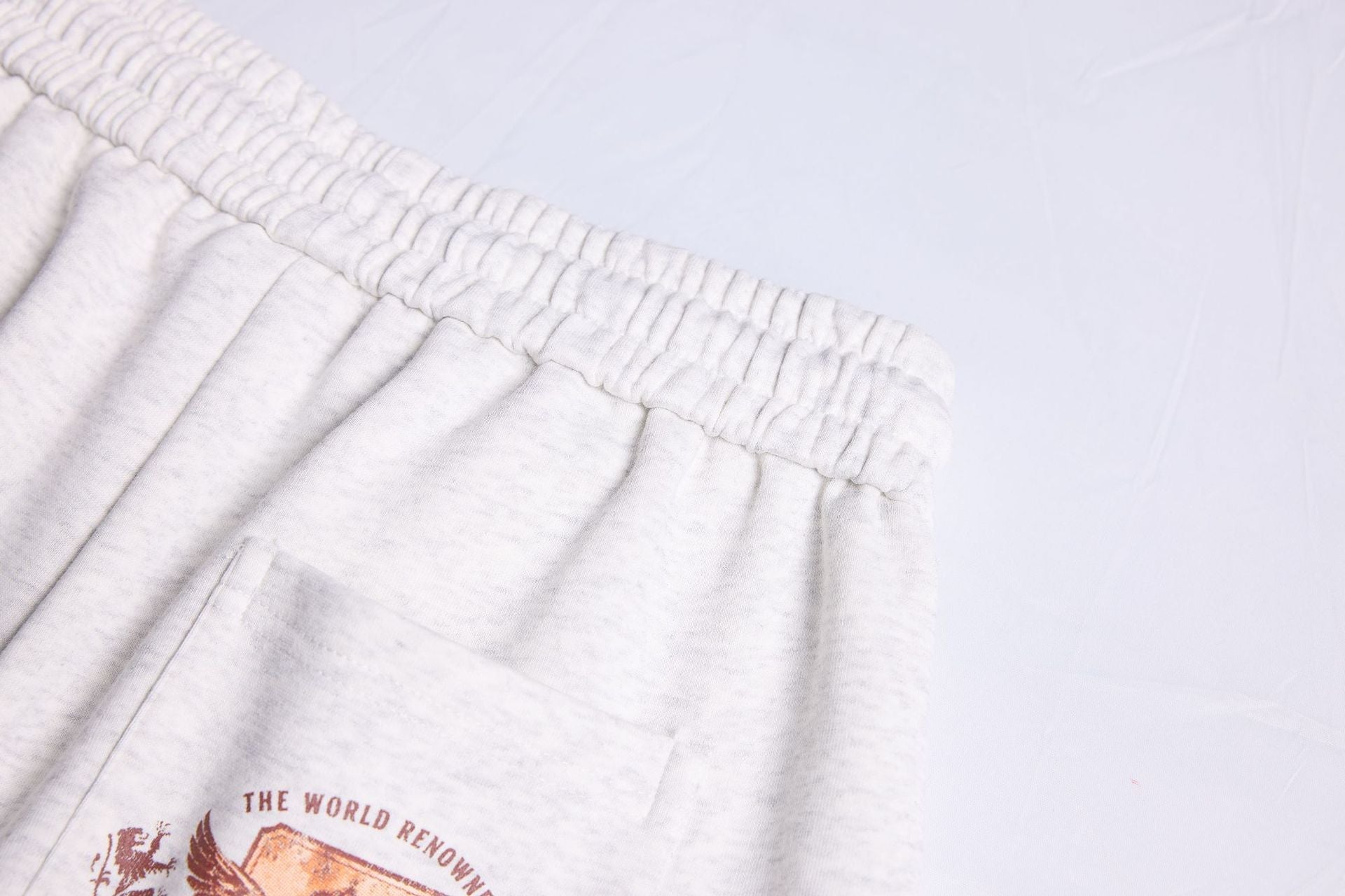 Print Barrel Leg Sweatpants