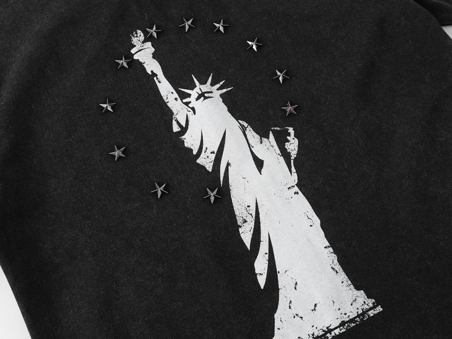 Heavyweight Metal Detail Short Sleeve T-Shirt