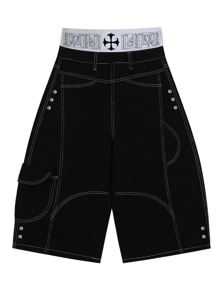 Deconstructed Contrast Multi Pocket Short