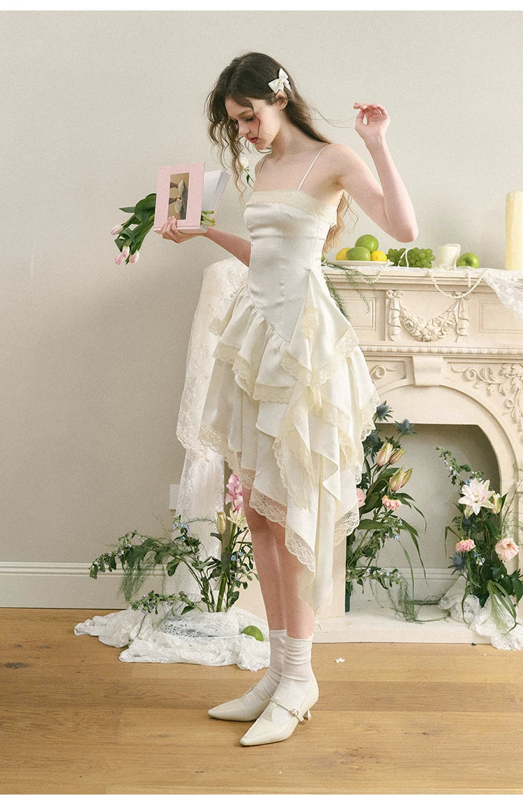 Irregular Hem Length Camisole Dress