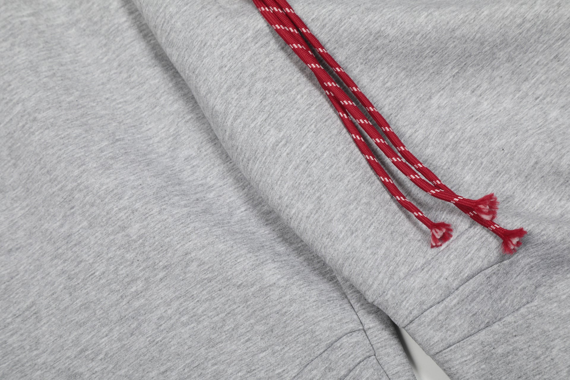 Rope Drawstring Curved Wide Leg Sweatpants