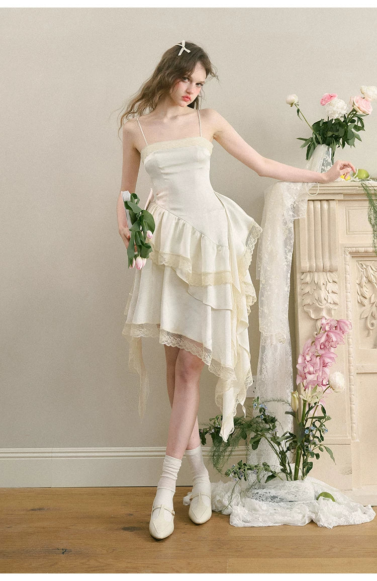 Irregular Hem Length Camisole Dress
