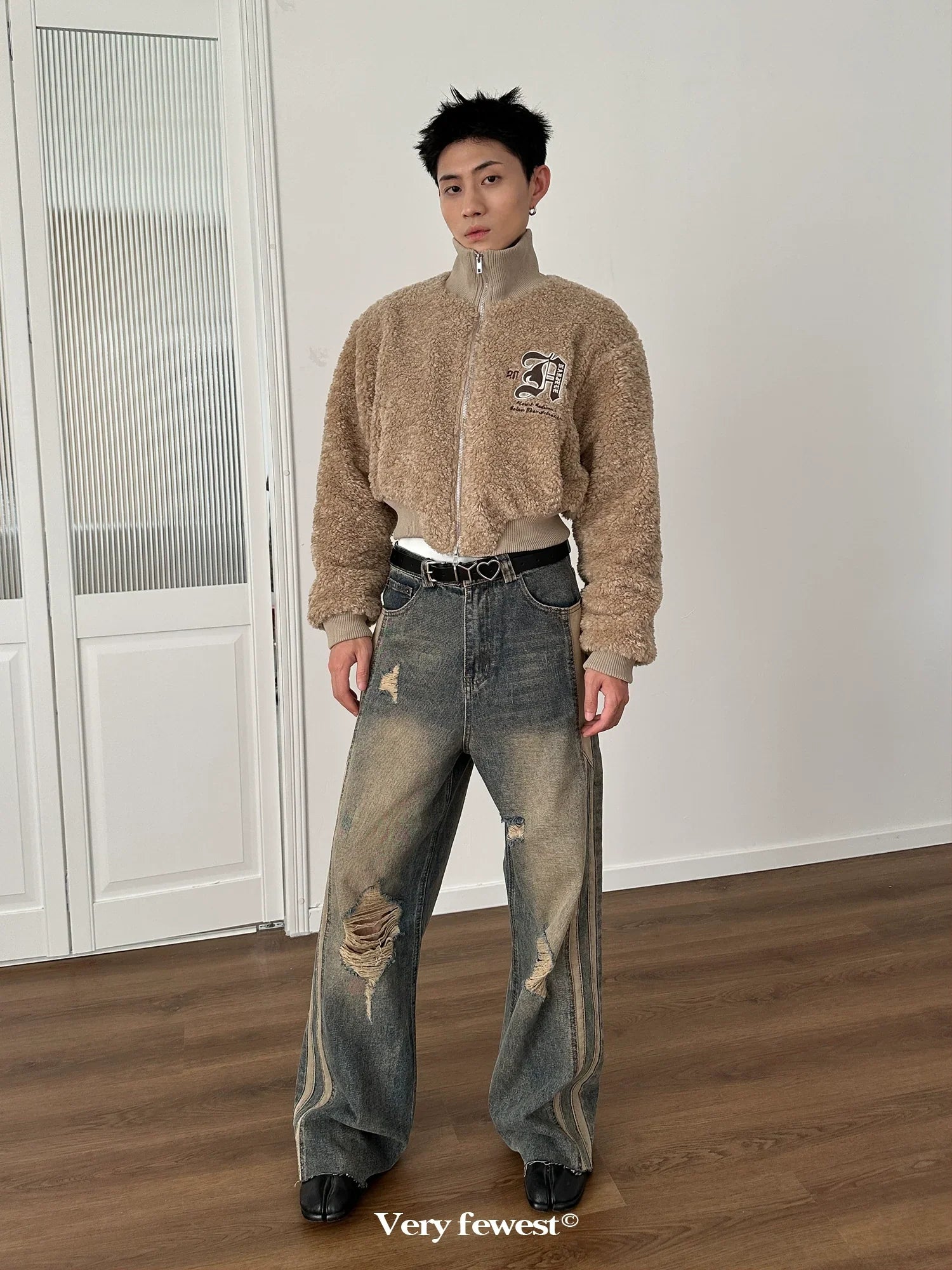 Thick Cotton Stand Neck Jacket