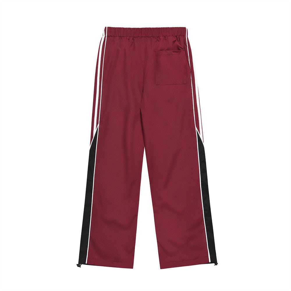 Side Stripe Patchwork Pants