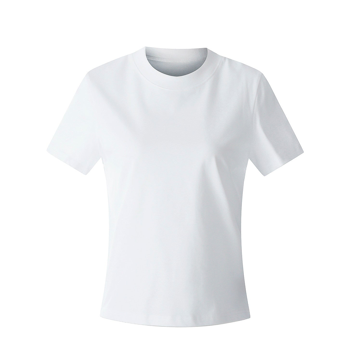 Plain Fitted Short Sleeve T-Shirt