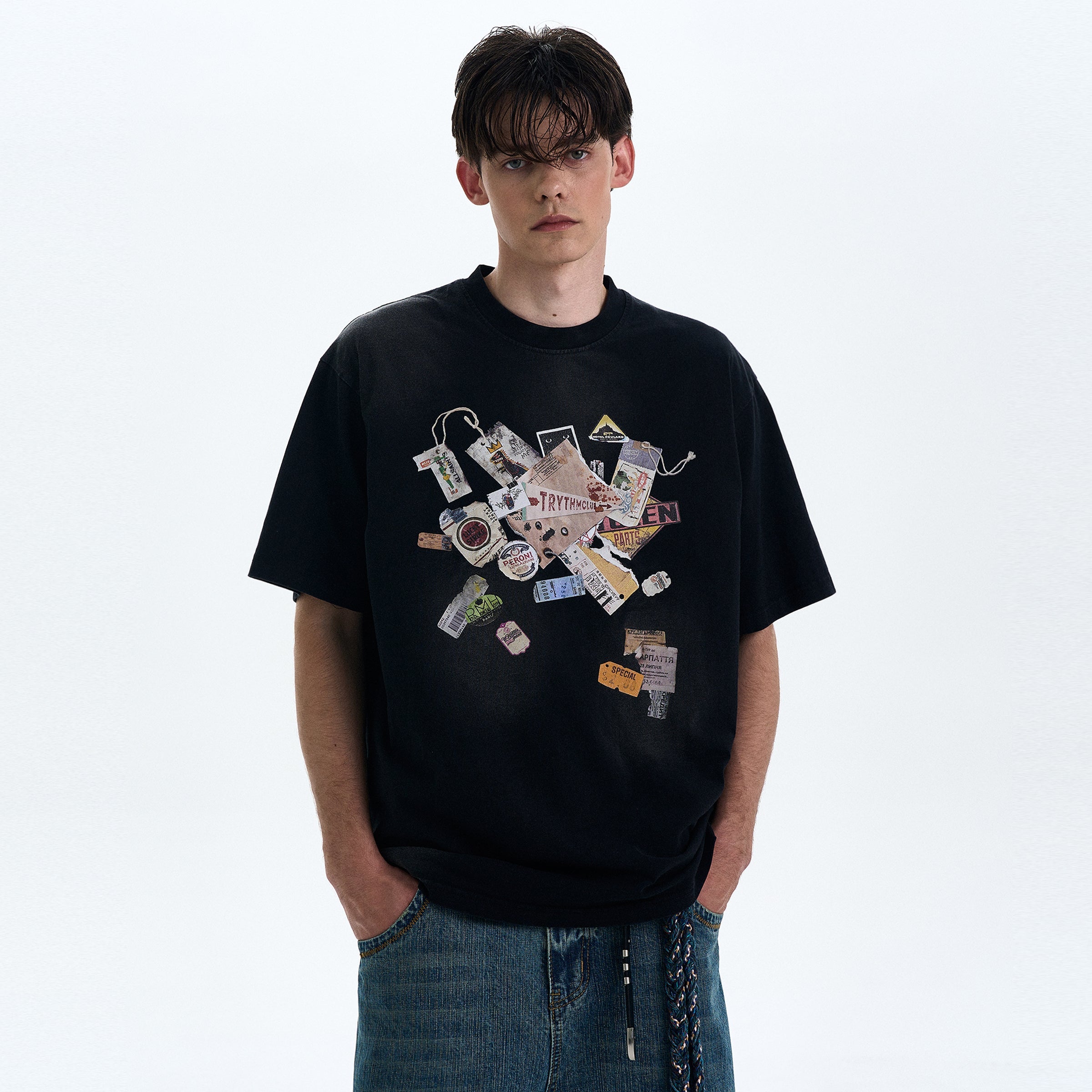 Vintage Fun Print T-shirt