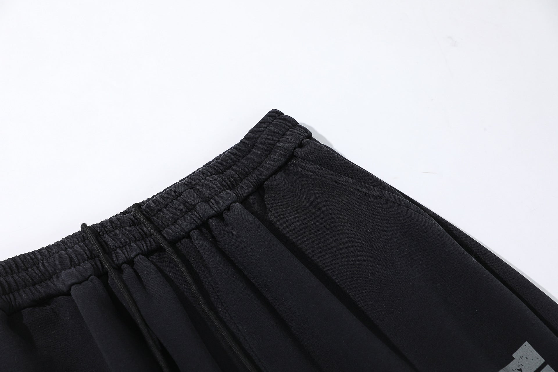 Wash Draped Wide Leg Sweatpants