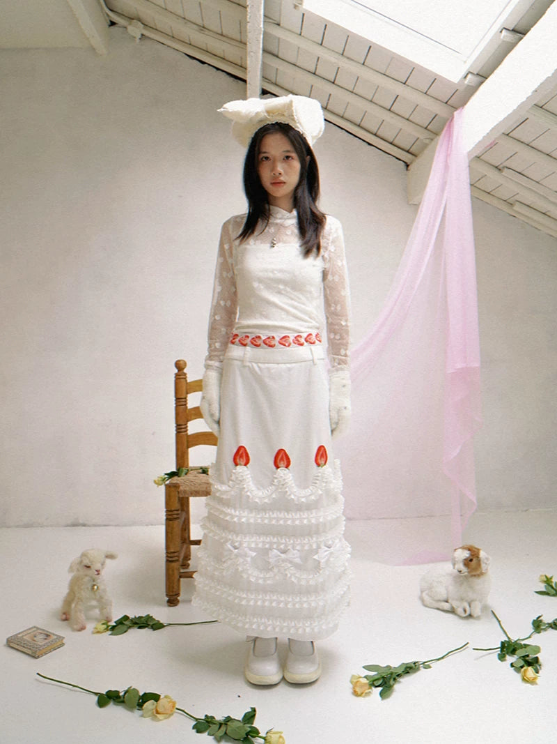 Layered Ruffle Cake Skirt