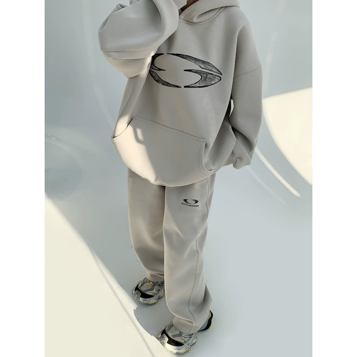 Thick Heavyweight Print Hoodie & Pants Set