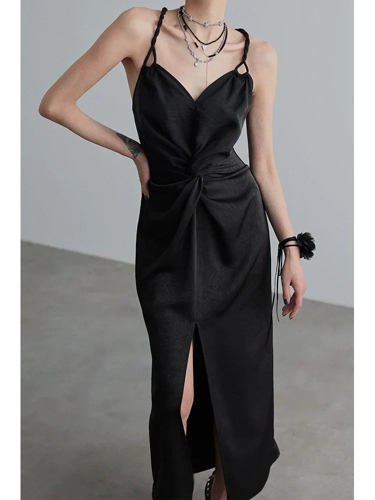 Slit Design Camisole Dress
