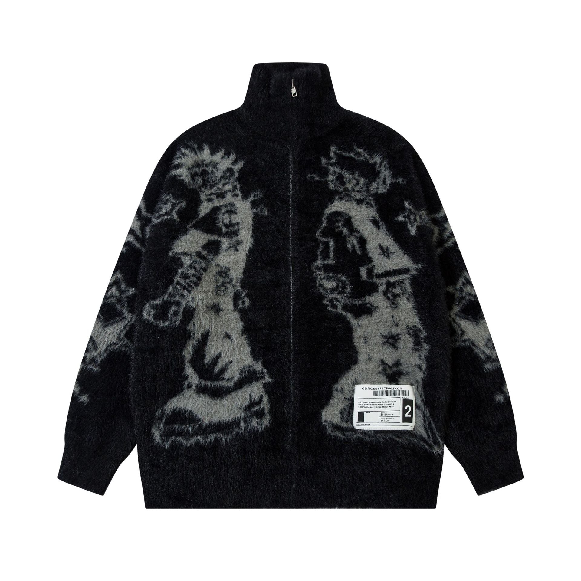 Anime Jacquard Loose Sweater